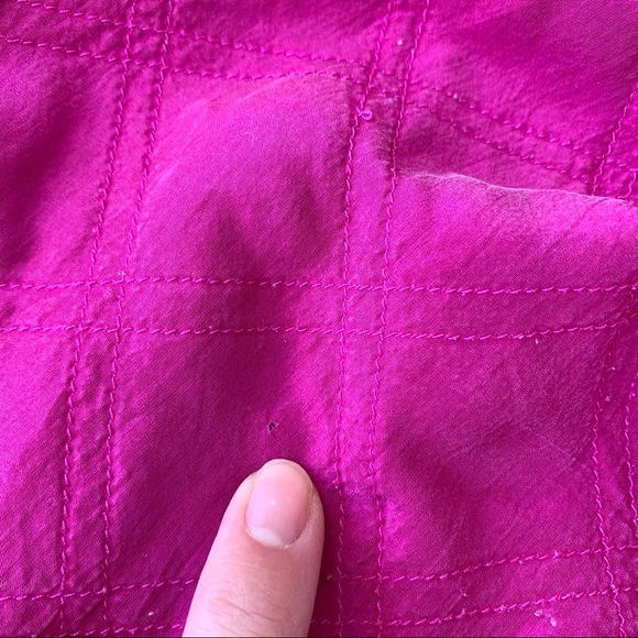 Vintage Bocoo Hot Pink 100% Silk Jacket 1980s 1990s Size Medium - Picture 12 of 15